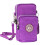 Bolsa de ombro resistente para celular, rosa escuro. 6