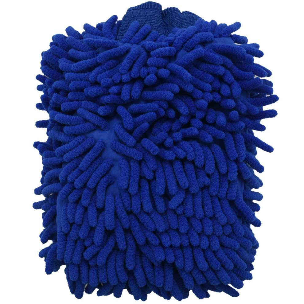 Microfiber Mitt,Car Wash Mitt(3-Pack) Noodle Microfiber Wash Gloves Car Cleaning Microfiber Mitt With Polishing Cloth 6033058411089