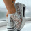Women's Knitted Mesh Pointed Flat Casual Shoes 6