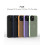 Capa de silicone aderente compatível com iPhone 13 Pro Max, laranja. 6
