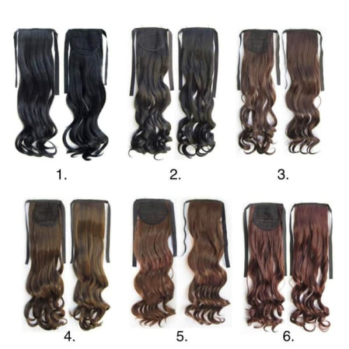 Ponytail Hair Extensions Multi-Color 8 1