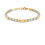 Boho Beaded Bracelet for Women Silver Gold Adjustable 7 1