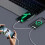 Bateria externa sem fio Powerbank verde 8