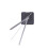 Silent Quartz Wall Clock Movement Black 8