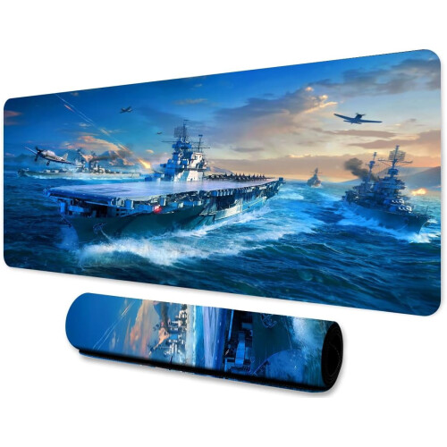 Mousepad αεροπλανοφόρου 31,5x11,8 ιντσών στρατιωτικού χαρακτήρα κινουμένων σχεδίων