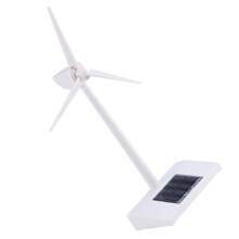 Miniatur-Solar-Windmühlenspielzeug für Kinder, Weiß