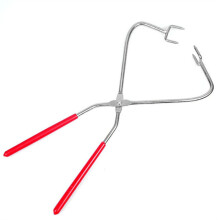 Calibro in Acciaio Inossidabile Morsetto per Ceramica Scultura in Argilla Pinza per Immersione Forno per Ceramica Morsetto a Mano Strumento per