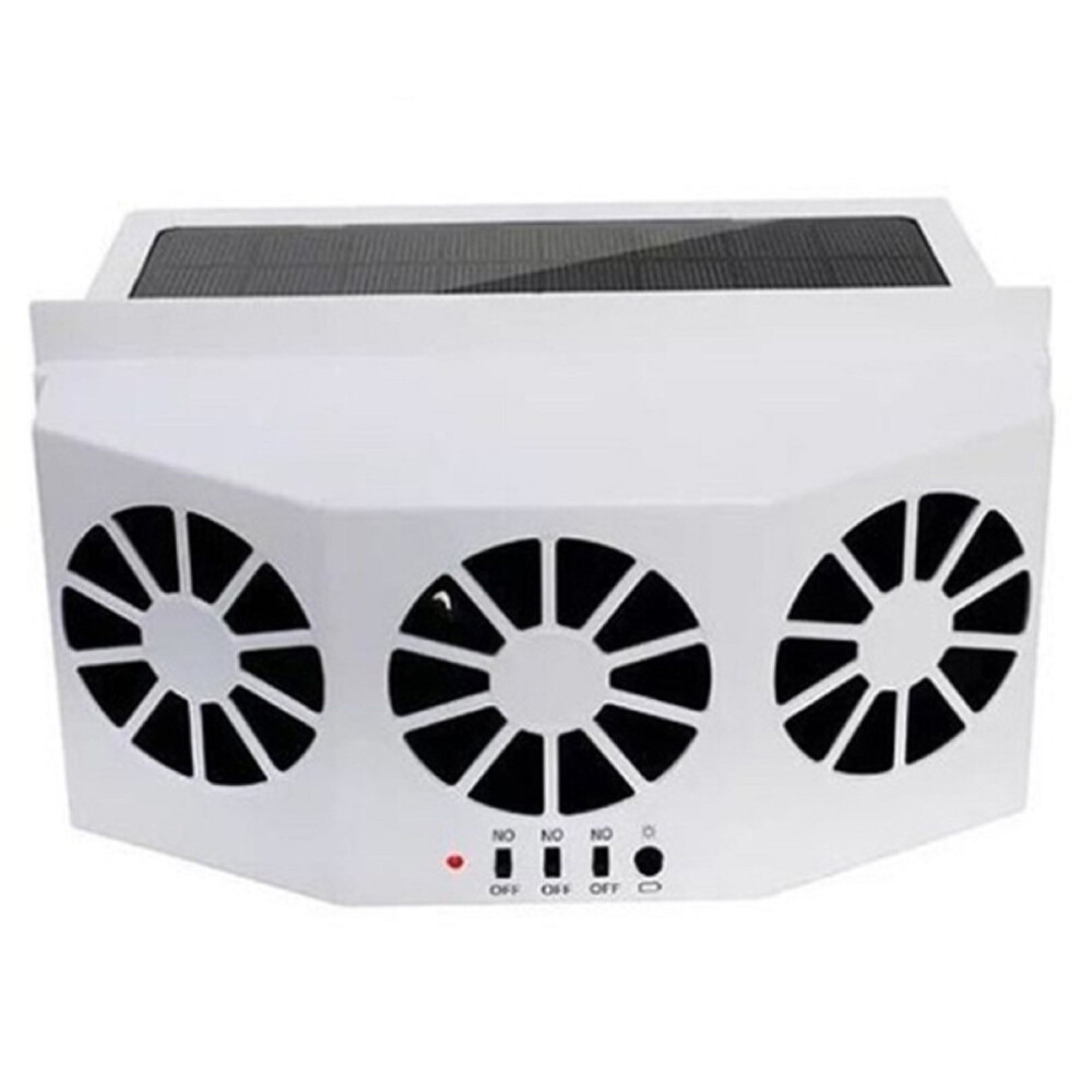 Solar Car Exhaust Fan For Ventilation And Odor Removal 9329345612497