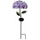 Solcelledrevet LED-haveblomstlampe rustfrit stål plastik 60 cm 1
