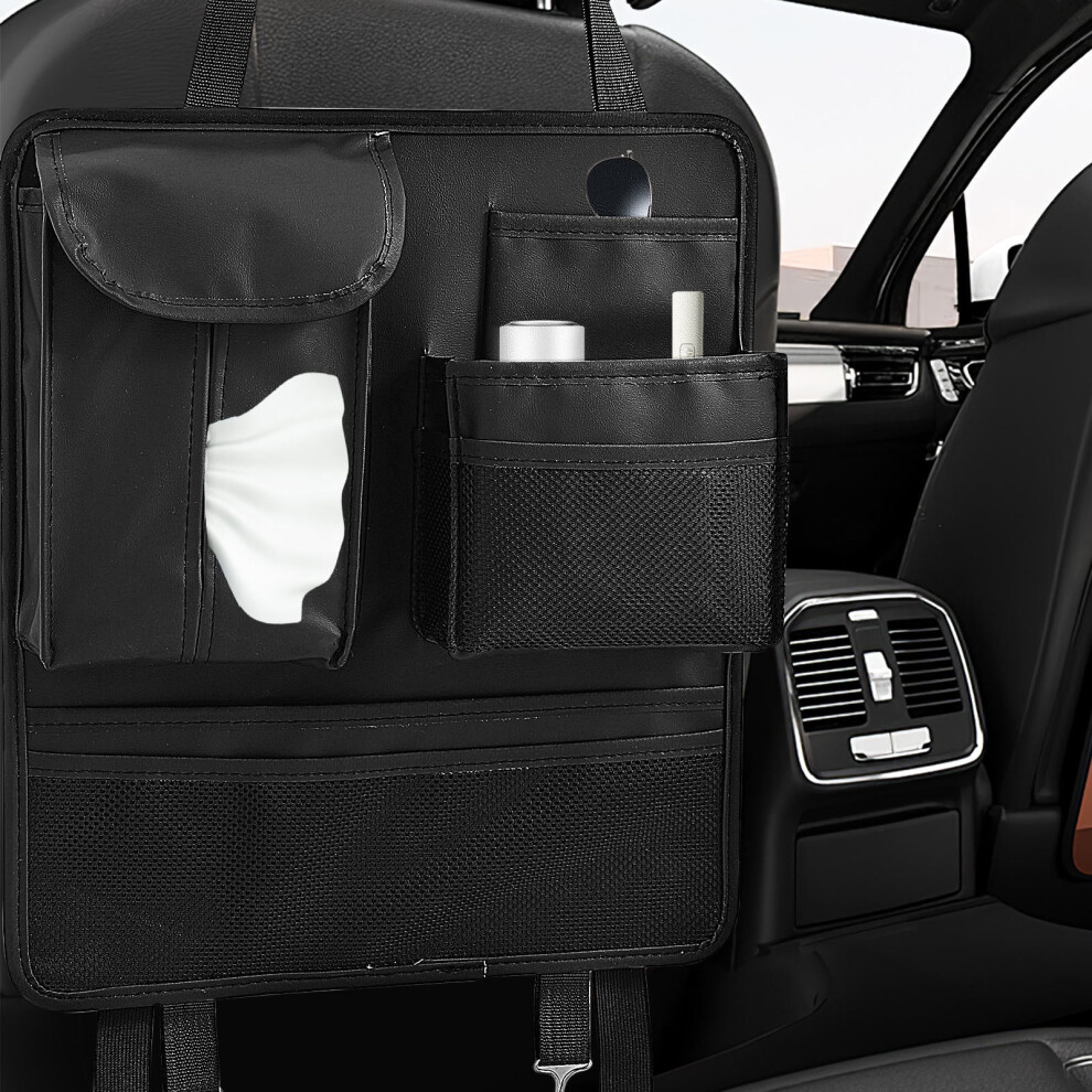 Car Backseat Organizer Storage Bag With Snack Pockets 9329345617270