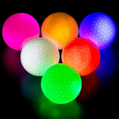 LED Golf Ball Blue Illuminated Practice Ball 12 Pack 2