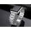Apple Watch metal strap with three pearl diamonds silver 2