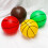 Basketbollar i plast för barn, 3 stycken 1