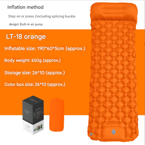 Self-Inflating Camping Mattress Peacock Blue Single or 1
