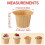 Natural Paper Cupcake Liners Heavy Duty 90-Pack 2