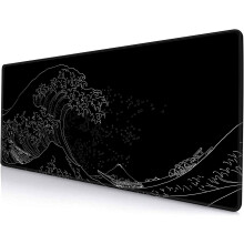 Podkładka pod mysz gamingową The Great Wave Off Kanagawa, 31,5 x 11,8 cala
