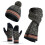Unisex-Schal-Mütze-Handschuh-Set mit Schneeflockenmuster 1