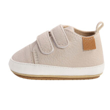 Baby Walker Shoes Non-Slip Rubber Sole High-Top Crib Loafers