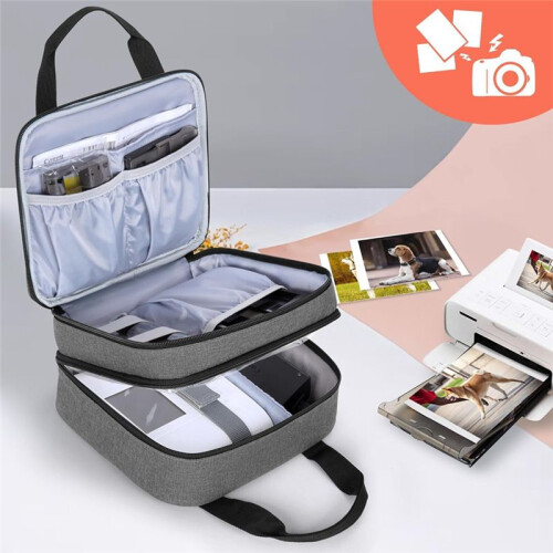 Photo Printer Case Photo Printer Bag with Accessory Pockets