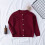 Girls' long sleeve solid cardigan sweater jacket 1
