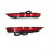 LED Rear Bumper Reflector Light for  Forester 2008-2016 Sequential Turn Signal Light Brake Light Accessories 1