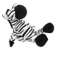 Zebra plysdyr tegneserieformet PP bomuld 1 stk.