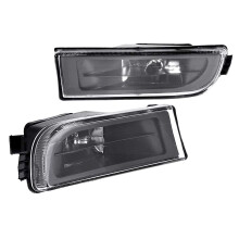 1 Pair Clear Lens Fog Front Bumper Light Lamp For- E38 7 Series 740I 750IL 1995-2001