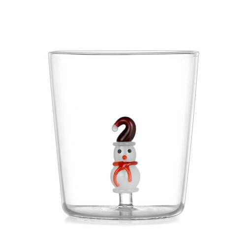 Julmugg i glas, 3D-julkrans, 350 ml