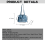 Borsa tote da donna in denim nero con coulisse 4