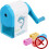 Pencil Sharpener Manual Hand Crank Animal Cartoon Design 3