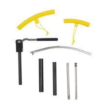 Dirt Bike Tire Changing Tool Kit for 16-21Inch Wheels, Fits Motocross, Enduro, with 10/12/17/20/25mm Multiple Axles