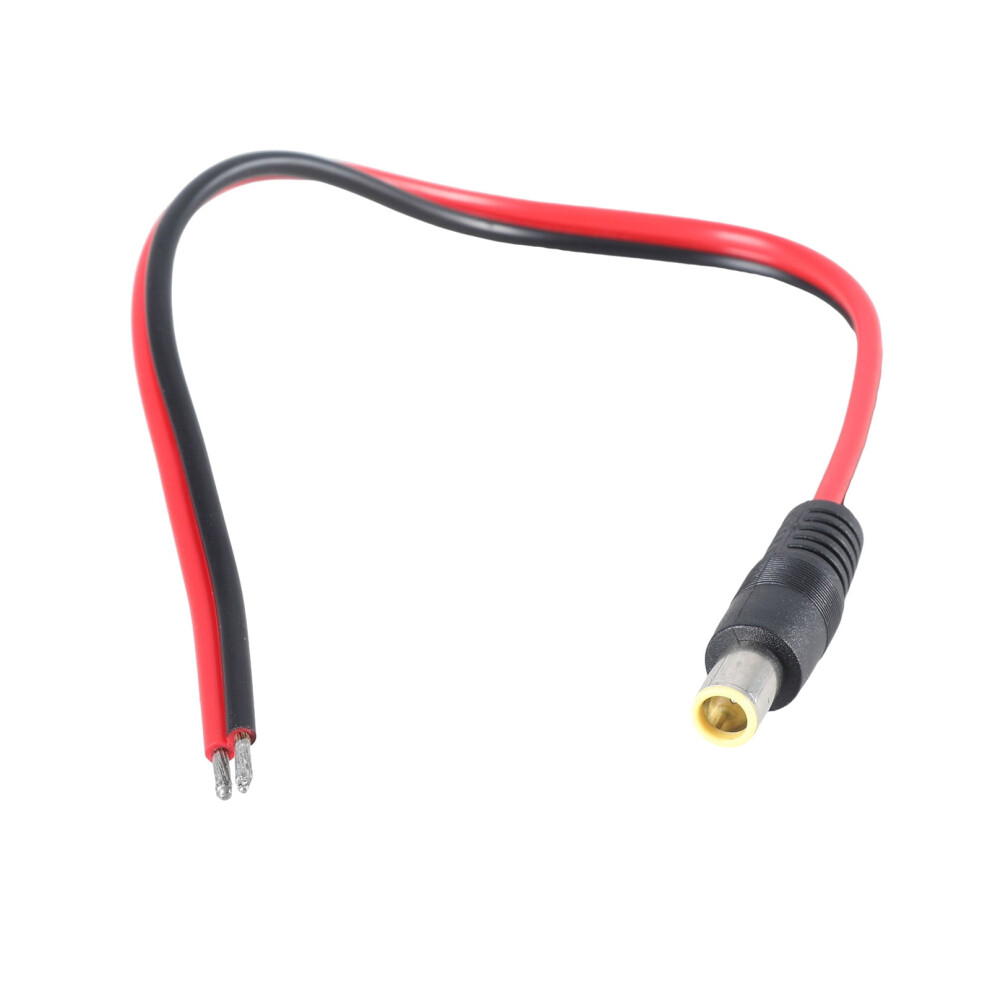 Dc7909 Power Pigtails Cable 14Awg Male/Female To Bare Wire Black 9178400786068