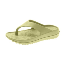 Orthopädische Damen-Flip-Flops mit Fußgewölbestütze, Grün, Größe 42