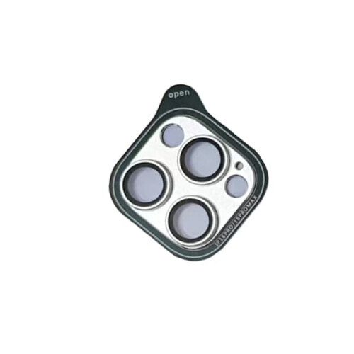 iPhone 16 Pro/Pro Max kameraskärmsskydd silver 1