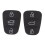 Silicone Key Shell for Hyundai Kia 3-Button Key 4