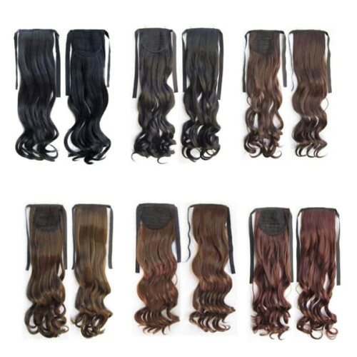 Ponytail Hair Extensions Multi-Color 1 Piece 1