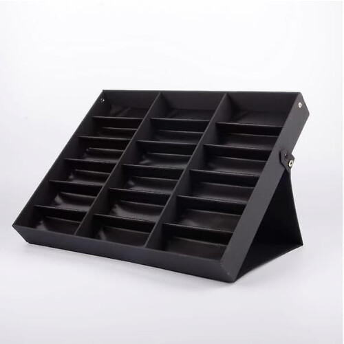 Sunglasses Organizer Box with Stand 18 Compartments 2