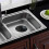 Silicone Sink Stopper Black 15 cm 3