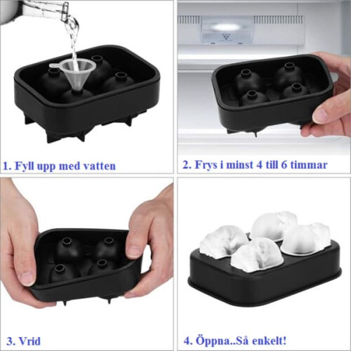 Moule à glaçons en forme de crâne pour whisky (lot de 2) 1