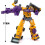Set 6in1Toys Constructicon Devastator trasformato - Arancione 5