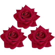 Pinces à cheveux en forme de rose pour femmes et filles (lot de 3)