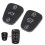 Silicone key shell replacement for Hyundai Kia 3-button key 2