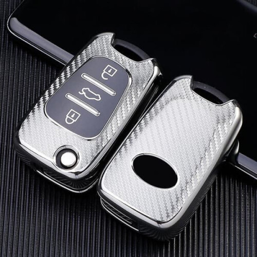 TPU Car Case for Kia and Hyundai Models Silver 1