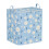 Foldable non-woven storage bins with lids and zippers gray 1