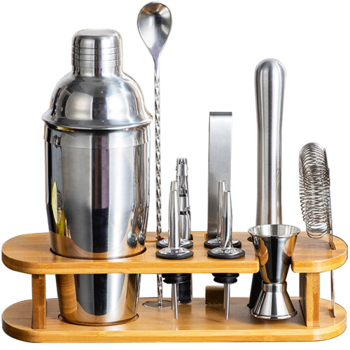 Cocktail-Shaker-Set Silber 12-teilig 25oz