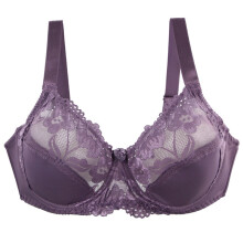 Women's Full Cup Lace Bra Unpadded Comfortable Everyday Bra