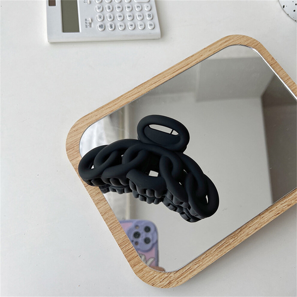 Korean Style Hair Claw Clip Vintage Hollow Out Frosted