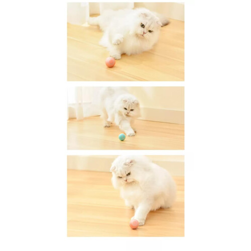 Cat Toy Activation Ball Blue 1 Pack 2