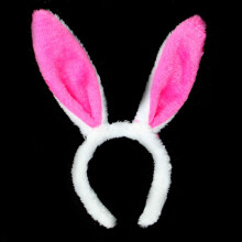 Diadema con orejas de conejito de Pascua para mujer