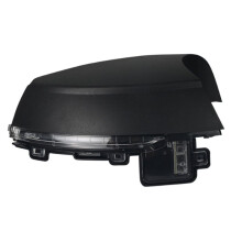Car Rearview Mirror Cover Bottom Shells with Turn Signals Light for 2014-2018 Left
